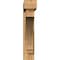 Ekena Millwork Imperial Block Rough Sawn Bracket w/ Offset Brace, Western Red Cedar, 6"W x 30"D x 30"H BKT0604X30X30IMP05RWR - alternate 3